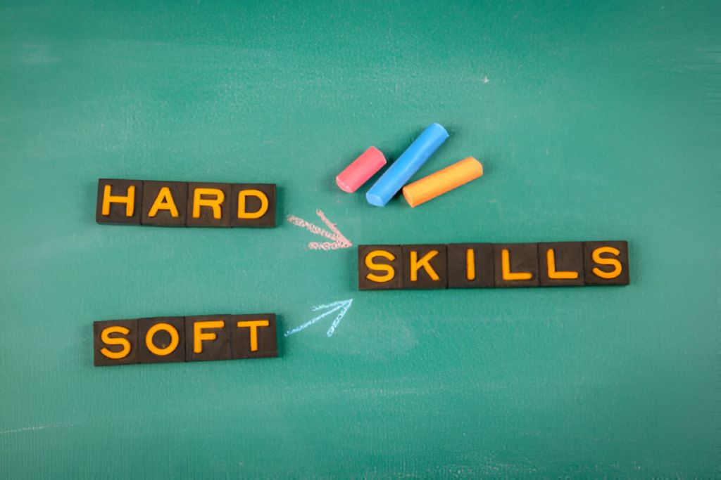 ilustrasi gambar gard skill dan soft skil