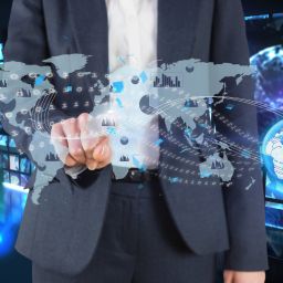 Ilustrasi dunia digital.