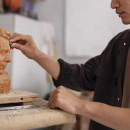 Ilustrasi Bisnis Startup Bidang Seni Patung