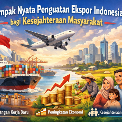 Exporthub - Dampak Nyata Penguatan Ekspor Indonesia bagi Kesejahteraan Masyarakat