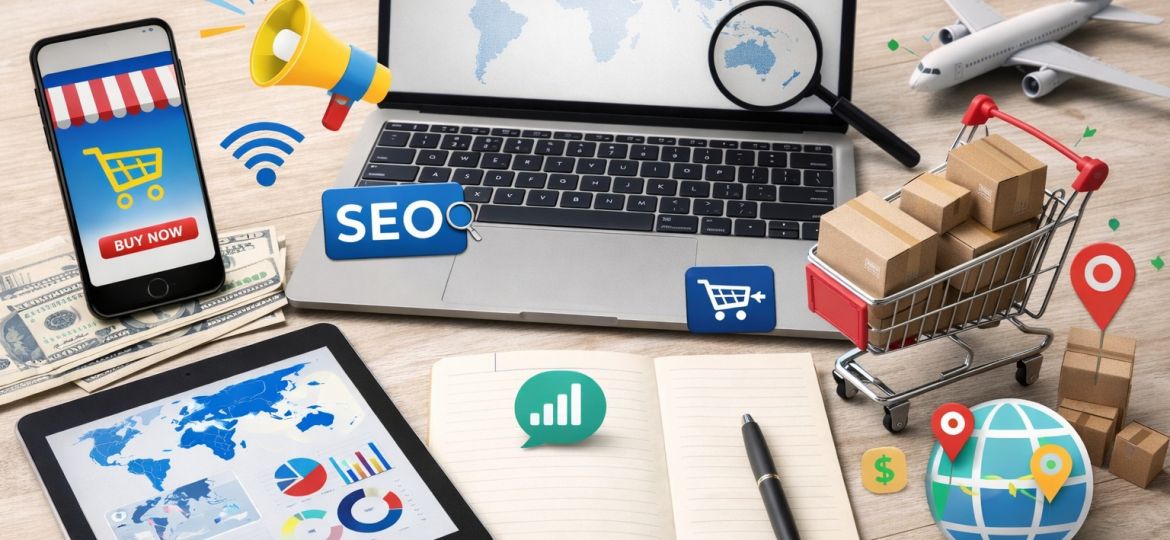 strategi digital untuk perluas pasar global melalui e commerce dan pemasaran online