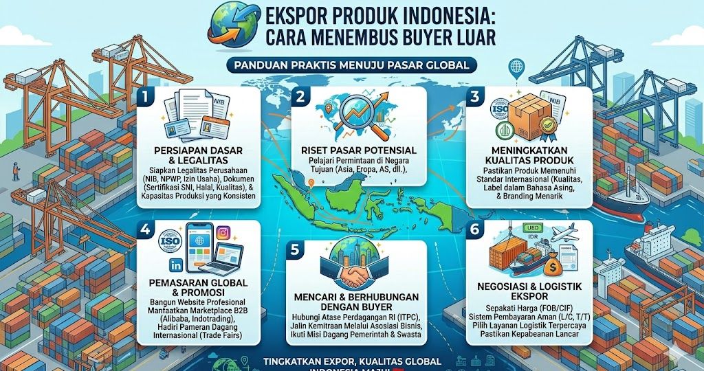 Exporthub - Ekspor Produk Indonesia Cara Menembus Buyer Luar