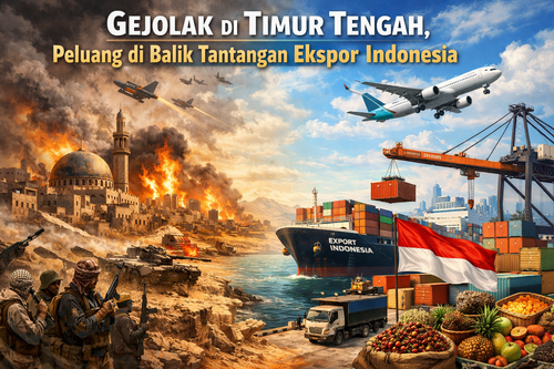 Gejolak di Timur Tengah, Peluang di Balik Tantangan Ekspor Indonesia