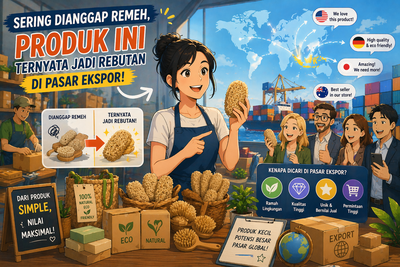 Sering Dianggap Remeh, Produk Ini Ternyata Jadi Rebutan di Pasar Ekspor