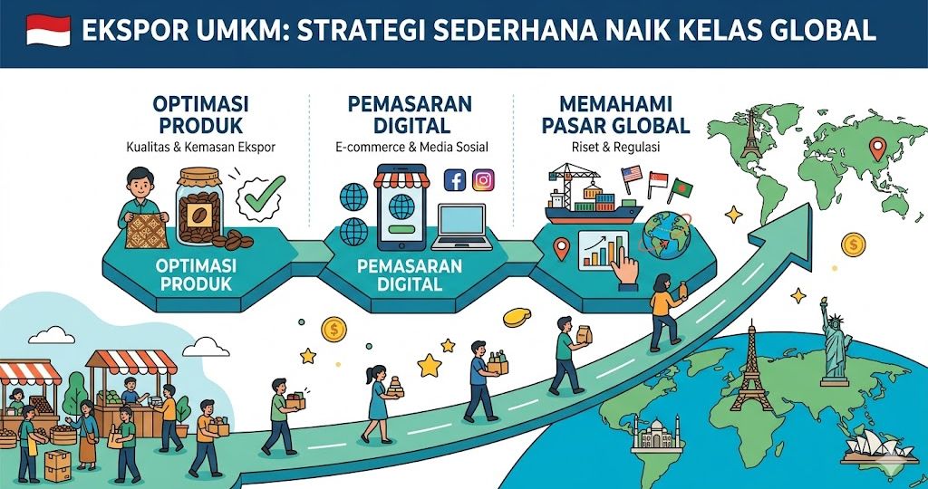 exporthub - Ekspor UMKM Strategi Sederhana Naik Kelas Global
