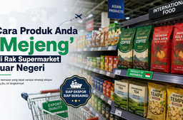 Cara Produk Anda 'Mejeng' di Rak Supermarket Luar Negeri