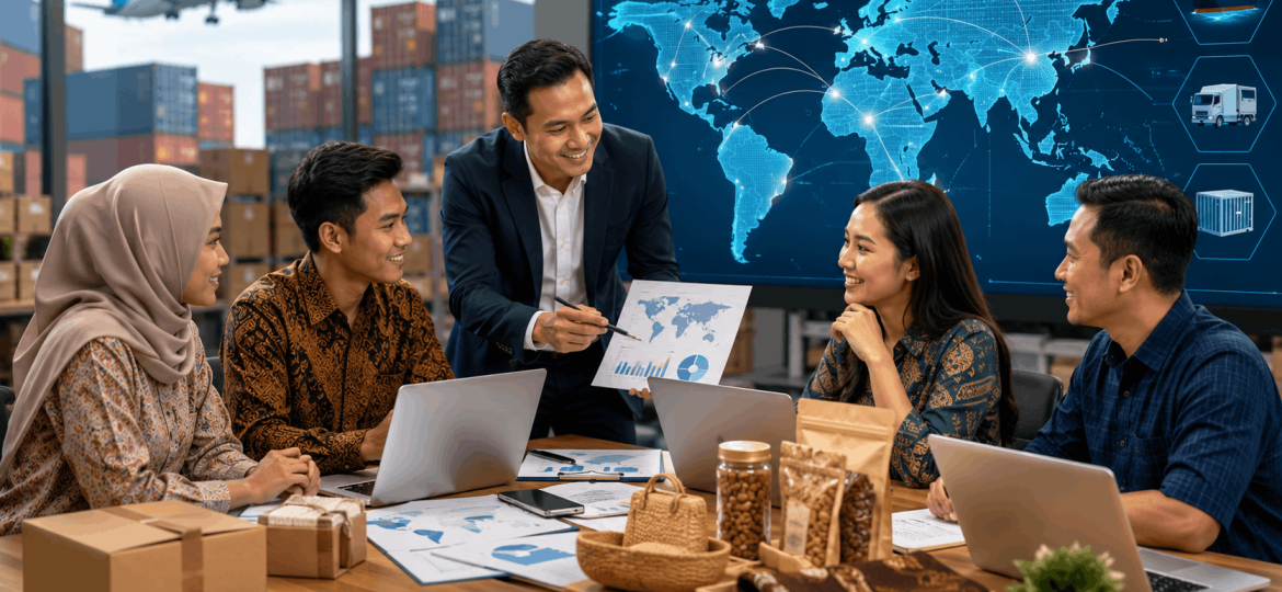 ExportHub.id Pandu UMKM Menjangkau Pembeli Global