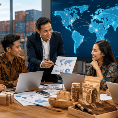 ExportHub.id Pandu UMKM Menjangkau Pembeli Global