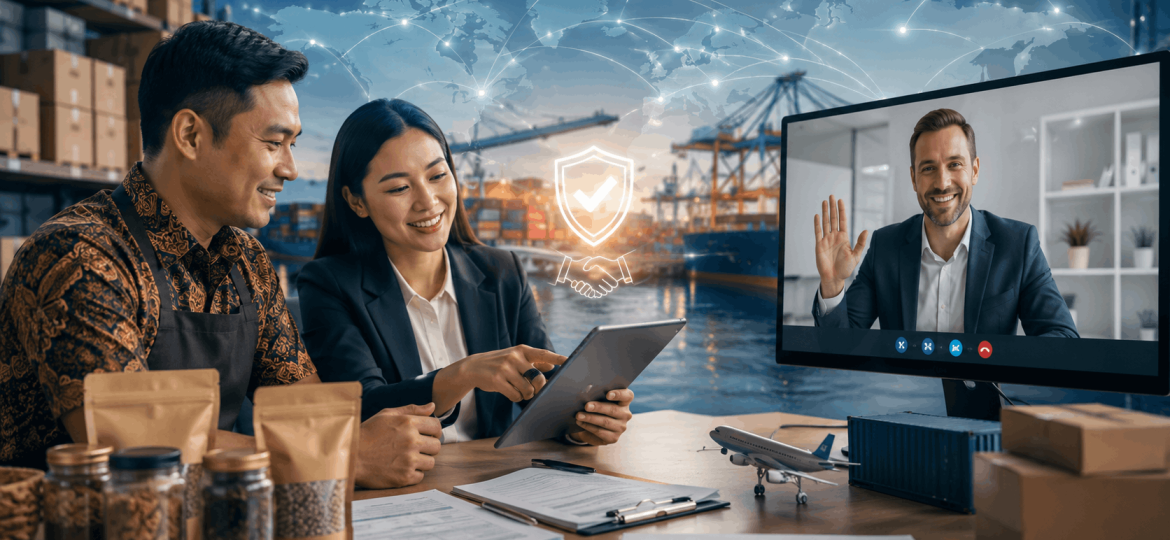 Exporthub - Cara Supplier Lokal Terhubung dengan Buyer Global Resmi