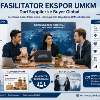 Exporthub - Fasilitator Ekspor UMKM dari Supplier ke Buyer Global
