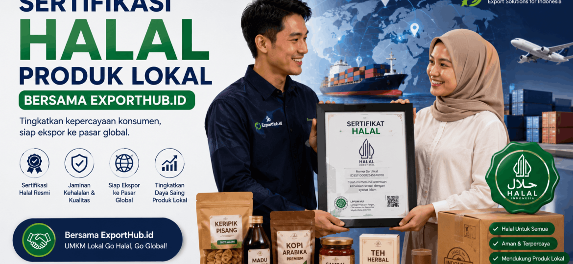 Exporthub - Sertifikasi Halal Produk Lokal Bersama ExportHub.id