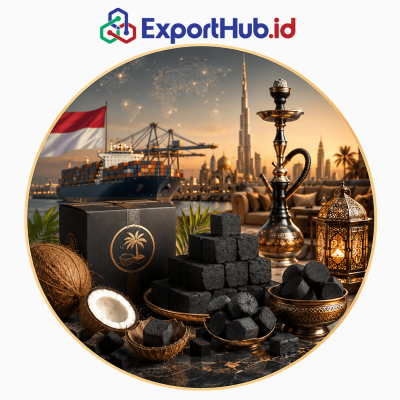 Exporthub.id - Briket Arang Tempurung Kelapa Indonesia Jadi Penguasa Pasar Timur Tengah
