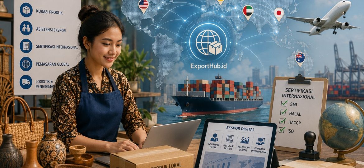 Exporthub.id - Panduan ekspor produk lokal melalui platform ExportHub.id