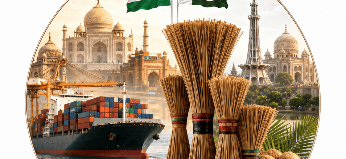 Exporthub.id- Rahasia Sapu Lidi Indonesia Laris Manis Jadi Komoditas Ekspor ke India dan Pakistan