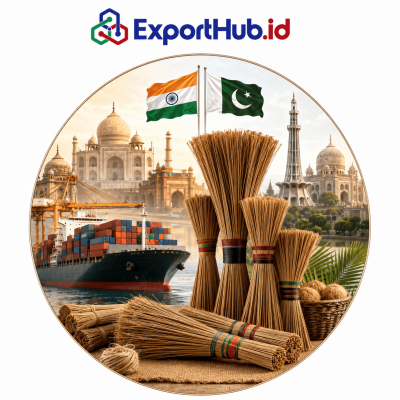 Exporthub.id- Rahasia Sapu Lidi Indonesia Laris Manis Jadi Komoditas Ekspor ke India dan Pakistan