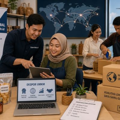 ExportHub.id - Produk UMKM lokal Indonesia bersiap menembus pasar internasional melalui platform ExportHub.id.