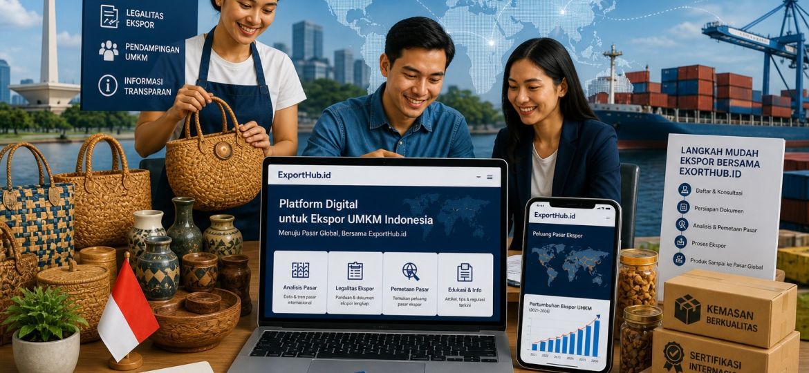 ExportHub.id-Jembatan UMKM Lokal Menuju Pasar Internasional