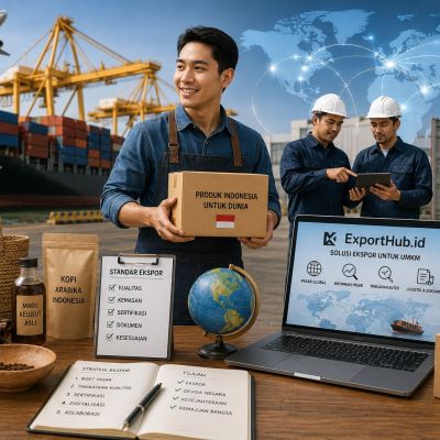 Exporthub.id - Cara Produk Lokal Sukses Ekspor Dunia melalui ExportHub.id