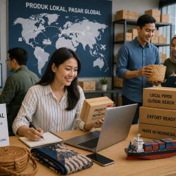 Exporthub.id - Pelaku usaha lokal melakukan kurasi produk berkualitas dalam rangka menyukseskan program UMKM Go Global.