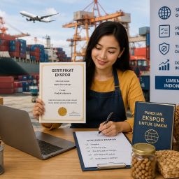 Exporthub.id - Dokumen sertifikasi ekspor sebagai syarat utama UMKM Indonesia untuk menembus pasar internasional secara profesional.