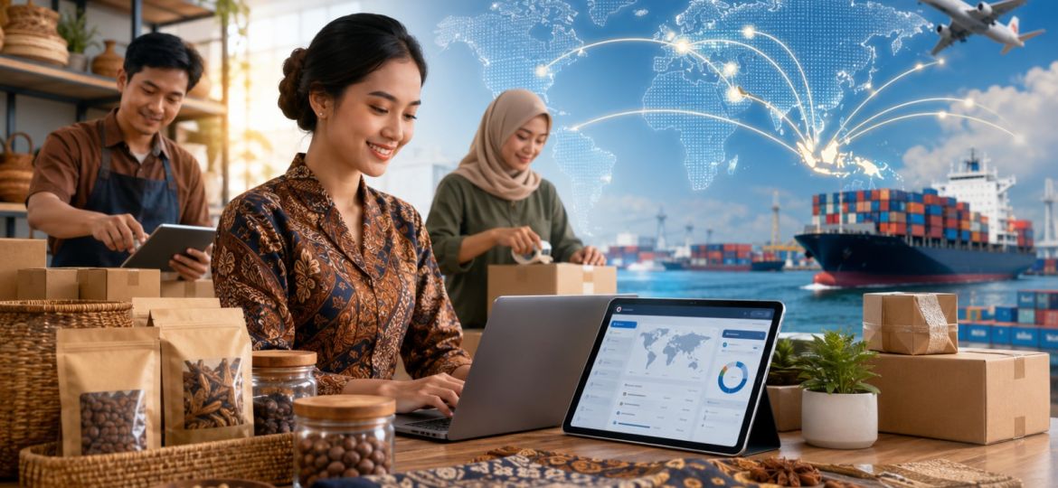ExportHub.id - Cara ekspor produk lokal ke luar negeri lewat ExportHub.id untuk UMKM go global.