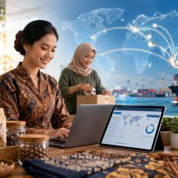 ExportHub.id - Cara ekspor produk lokal ke luar negeri lewat ExportHub.id untuk UMKM go global.